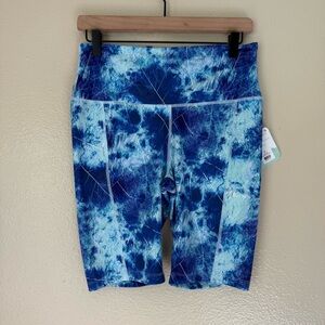 ❇️BRISAS Vibrant Blue Tie-Dye Women's Bike Shorts 2 for $22❇️